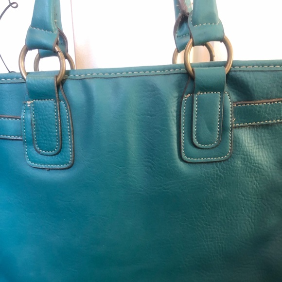 Mossimo Hand Bag Turquoise NWT - Picture 5 of 8